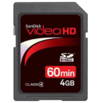SanDisk 4GB Video HD Class-4 SDHC Card