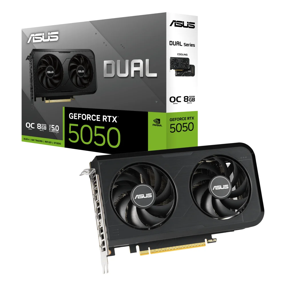 Tarjeta de Video ASUS Dual NVIDIA® GeForce RTX™ 5050 8GB GDDR6 OC Edition