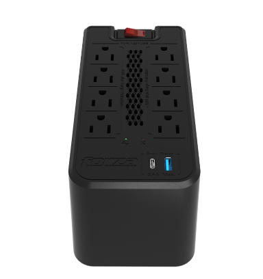 Regulador automático de voltaje 1200VA/600W, FVR-1221USB