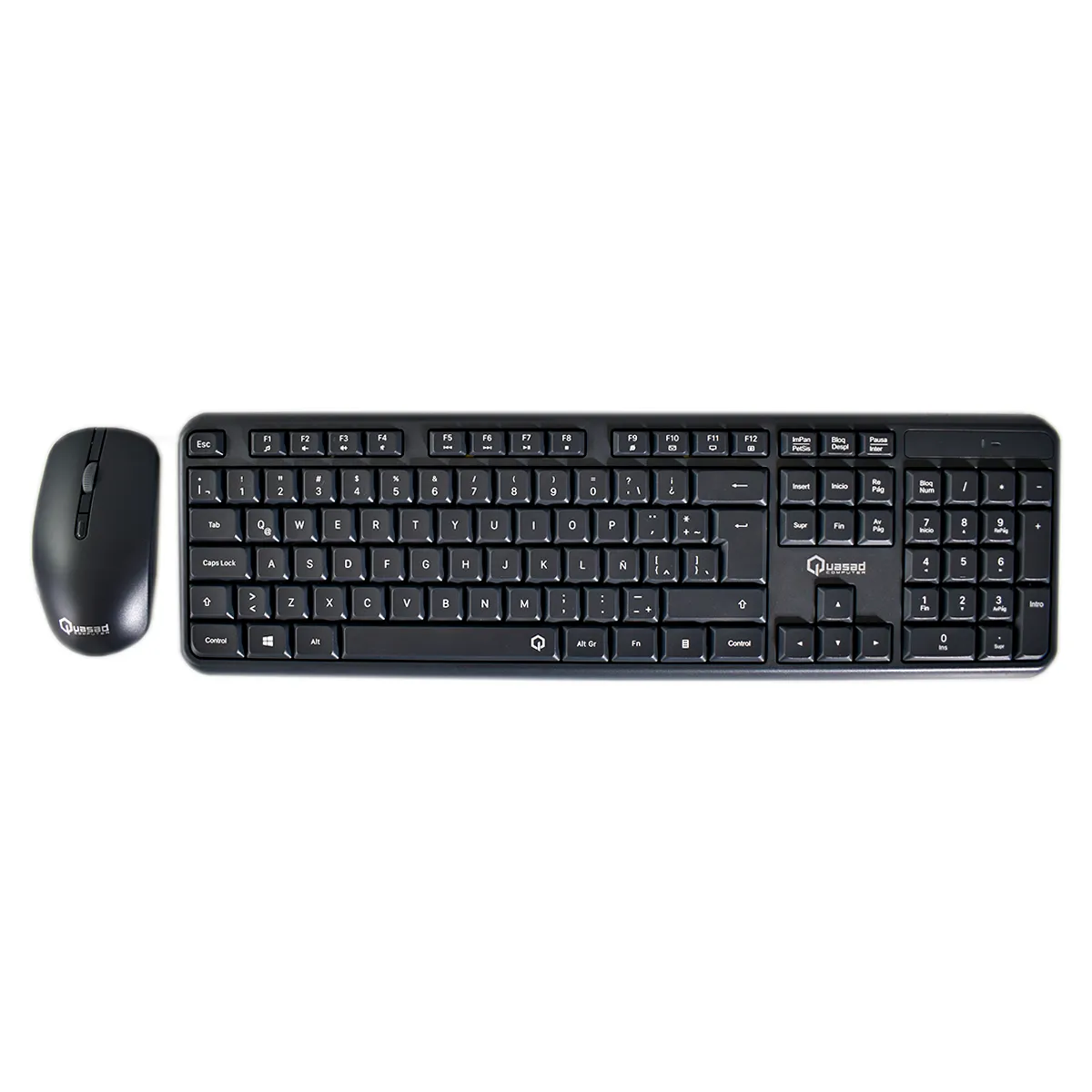 COMBO TECLADO INALAMBRICO MOUSE QUASAD QC-2500i - Image 2