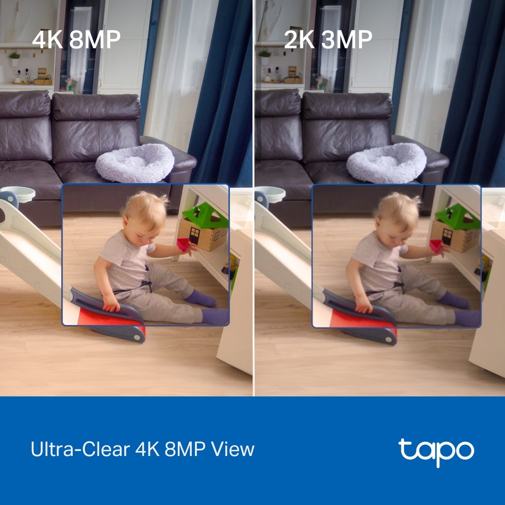 Cámara de seguridad inteligente 360º para interior con resolución 4K y detección IA local - Image 6