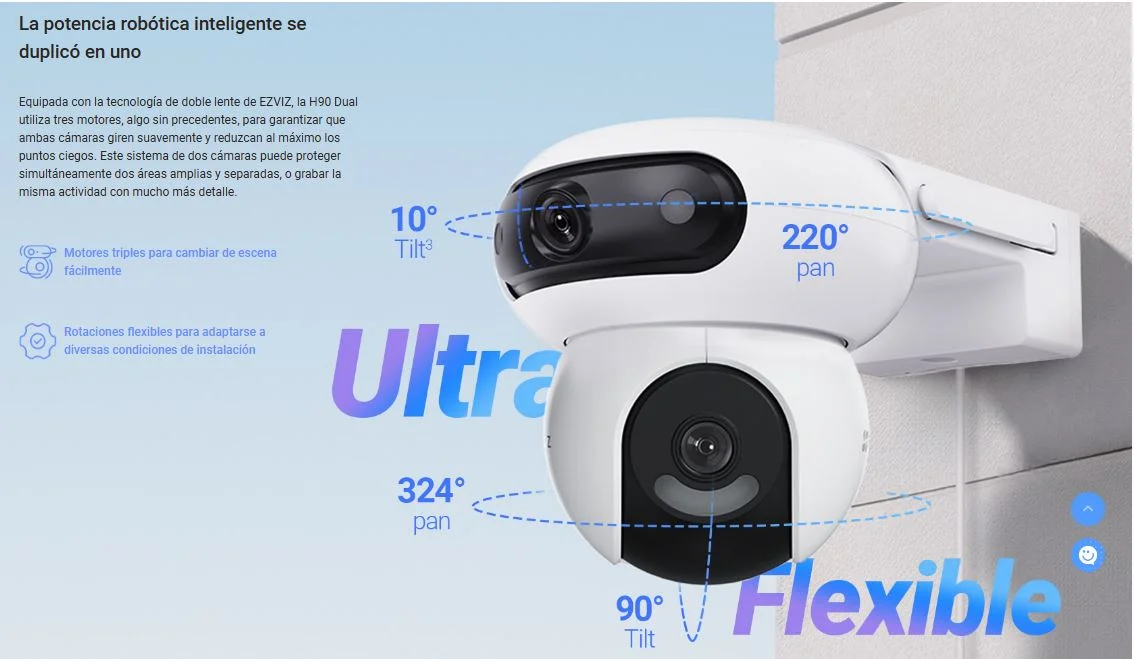 Cámara Smart ext. EZVIZ H90 Dual - Image 5