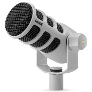 RØDE PodMic Blanco Micrófono Dinámico Profesional De Calidad